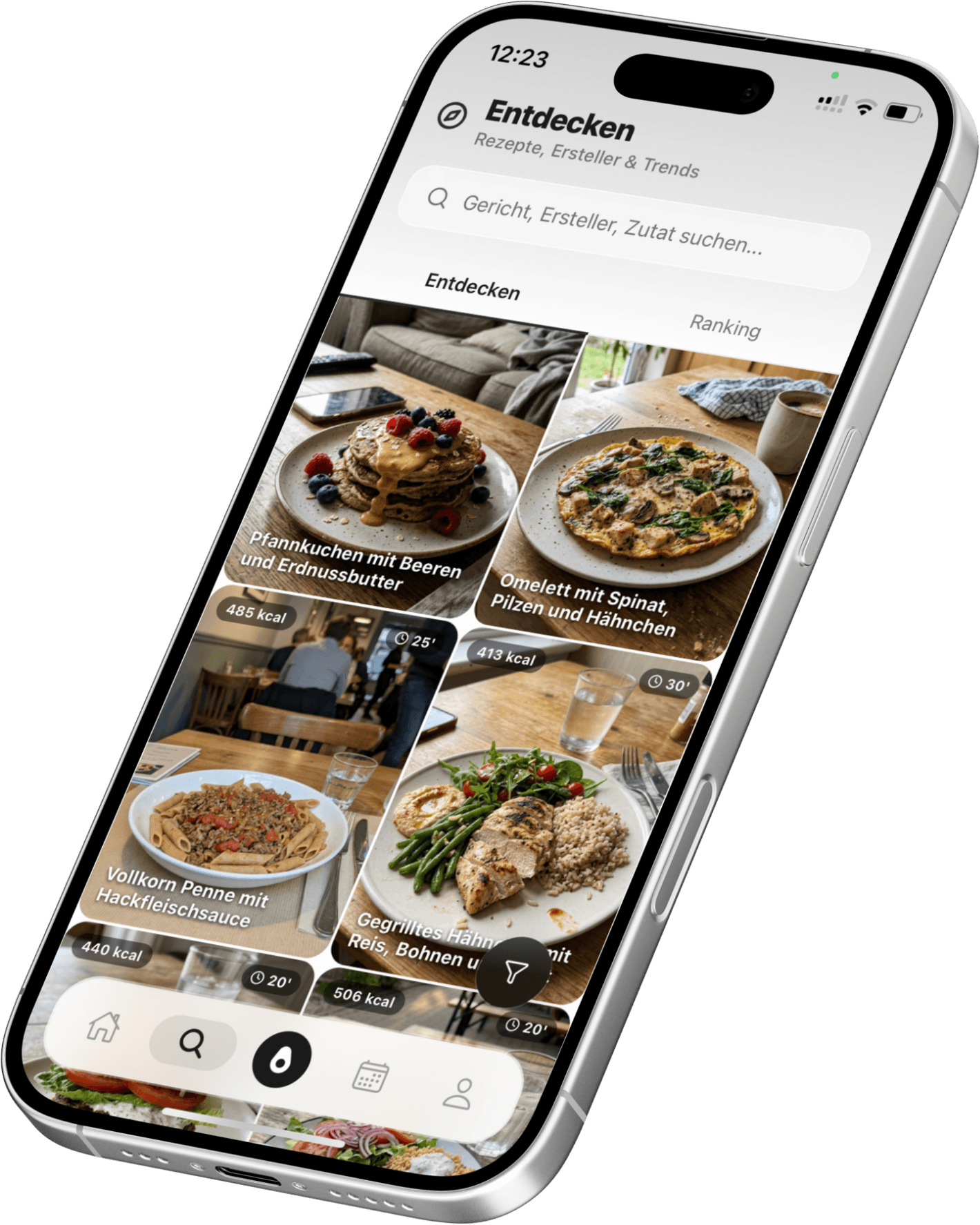 MyReciply App — Rezepte entdecken, Makros tracken, Mahlzeiten scannen