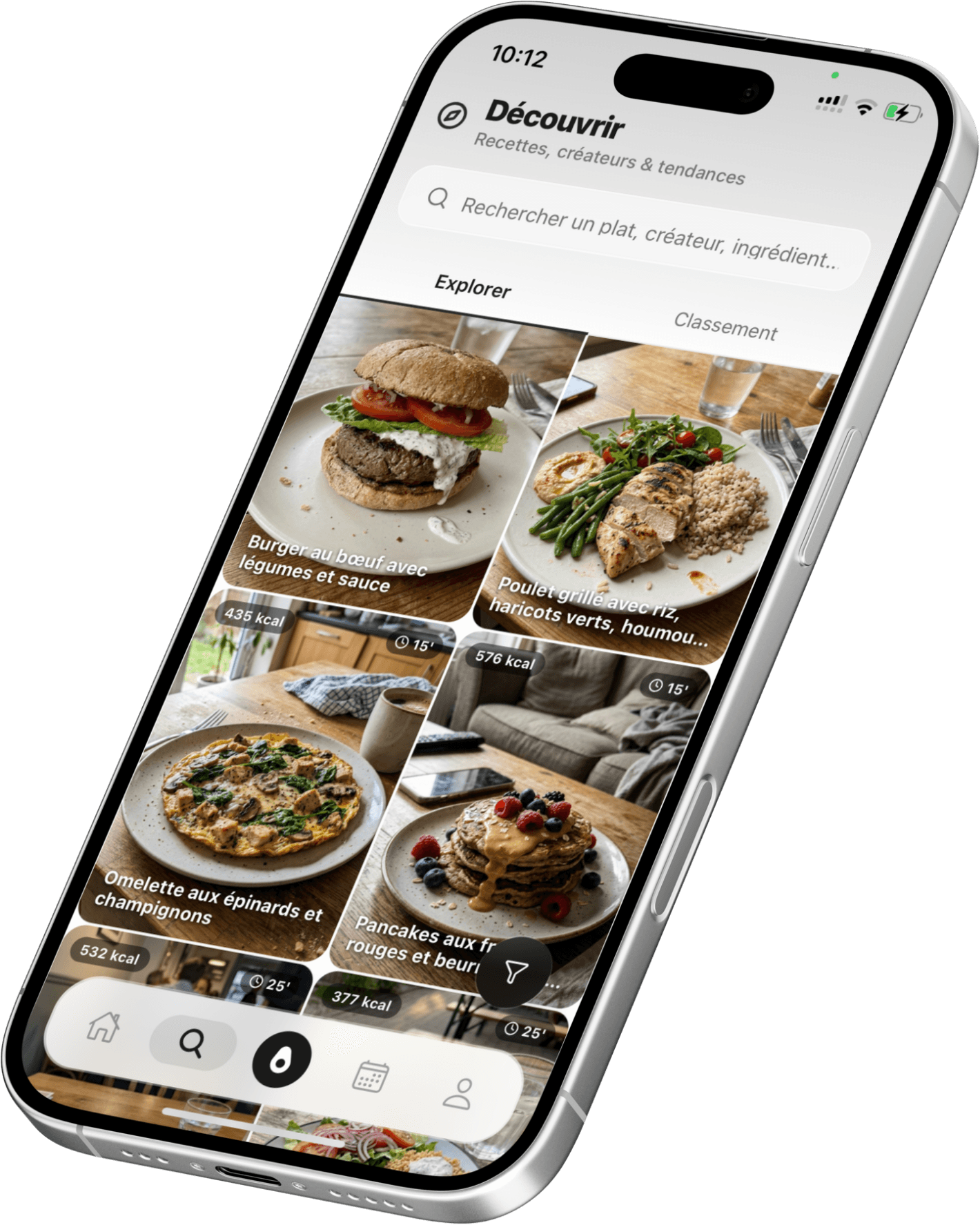 MyReciply app — découvrir des recettes, tracker ses macros, scanner ses repas